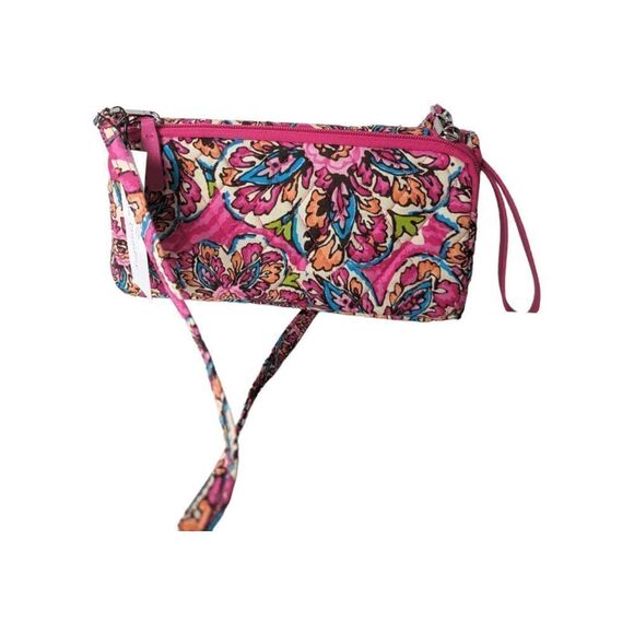 NWT VERA BRADLEY All In One Wallet Crossbody In Sunburst Floral - Picture 4 of 8